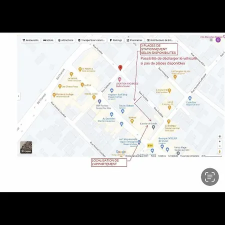 Апартаменты Plein Centre A 50m De La Сулак-сюр-Мер