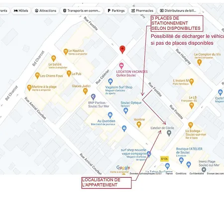 Апартаменты Plein Centre A 50m De La Сулак-сюр-Мер